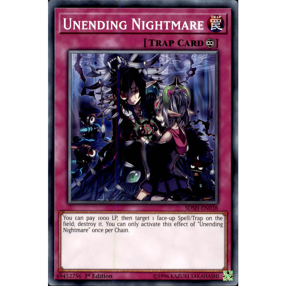 Unending Nightmare SDSH-EN038 Yu-Gi-Oh! Card from the Shaddoll Showdown Set