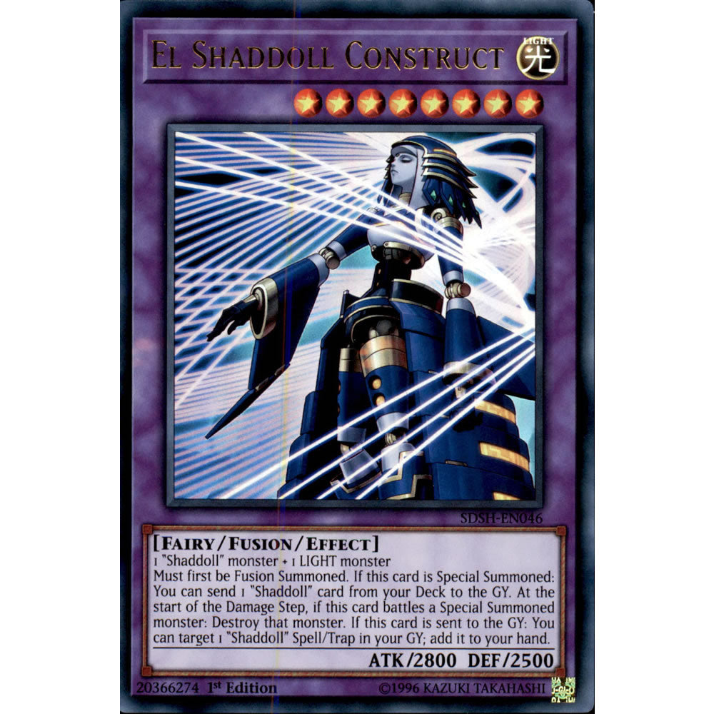 El Shaddoll Construct SDSH-EN046 Yu-Gi-Oh! Card from the Shaddoll Showdown Set