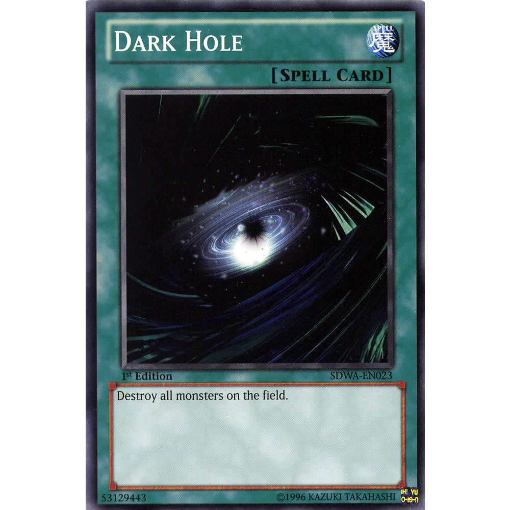 Dark Hole SDWA-EN023 Yu-Gi-Oh! Card from the Samurai Warlords Set