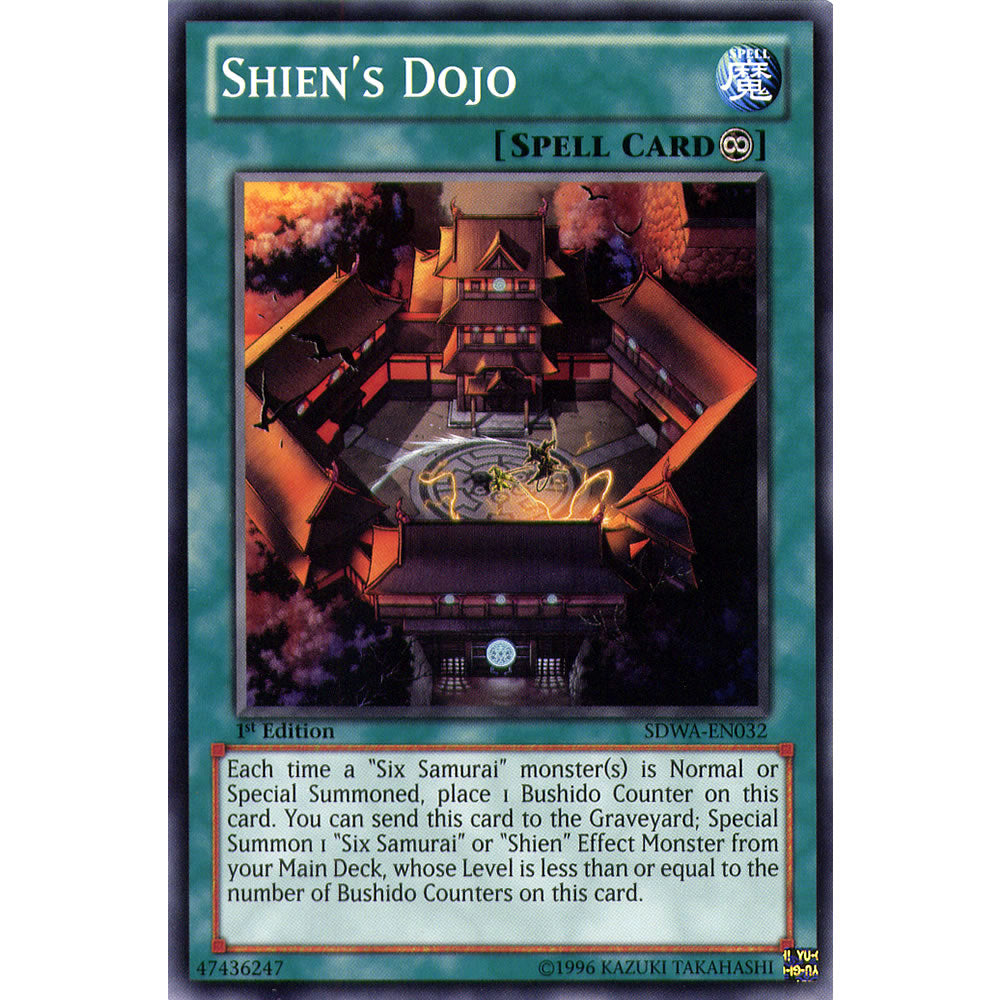 Shien's Dojo SDWA-EN032 Yu-Gi-Oh! Card from the Samurai Warlords Set