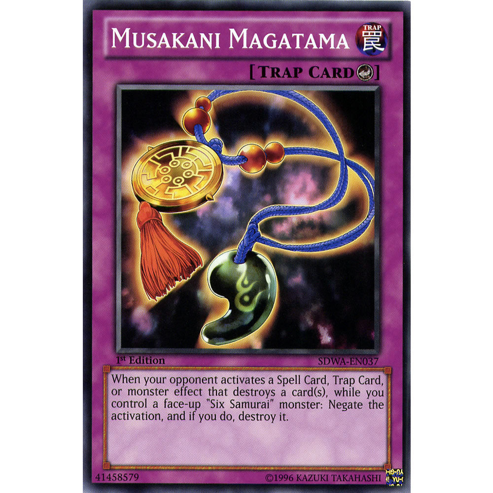 Musakani Magatama SDWA-EN037 Yu-Gi-Oh! Card from the Samurai Warlords Set