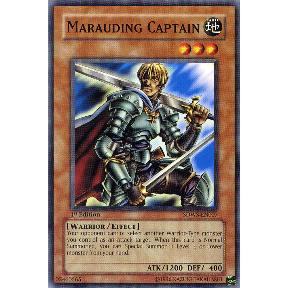 Marauding Captain SDWS-EN007 Yu-Gi-Oh! Card from the Warriors Strike Set