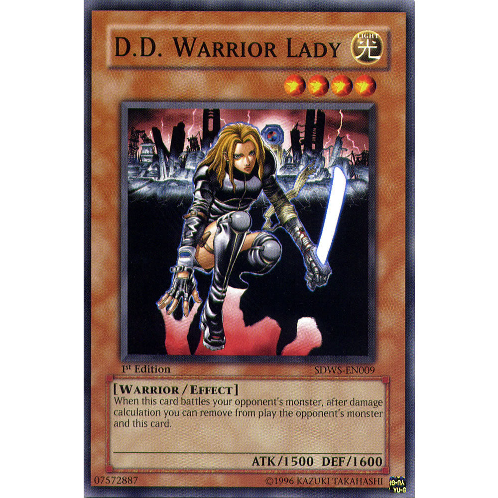 D. D. Warrior Lady SDWS-EN009 Yu-Gi-Oh! Card from the Warriors Strike Set