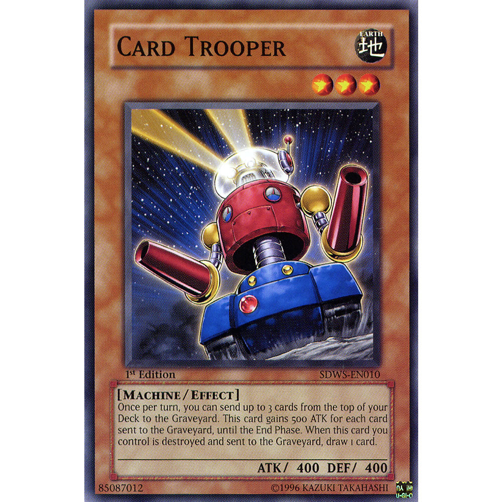 Card Trooper SDWS-EN010 Yu-Gi-Oh! Card from the Warriors Strike Set
