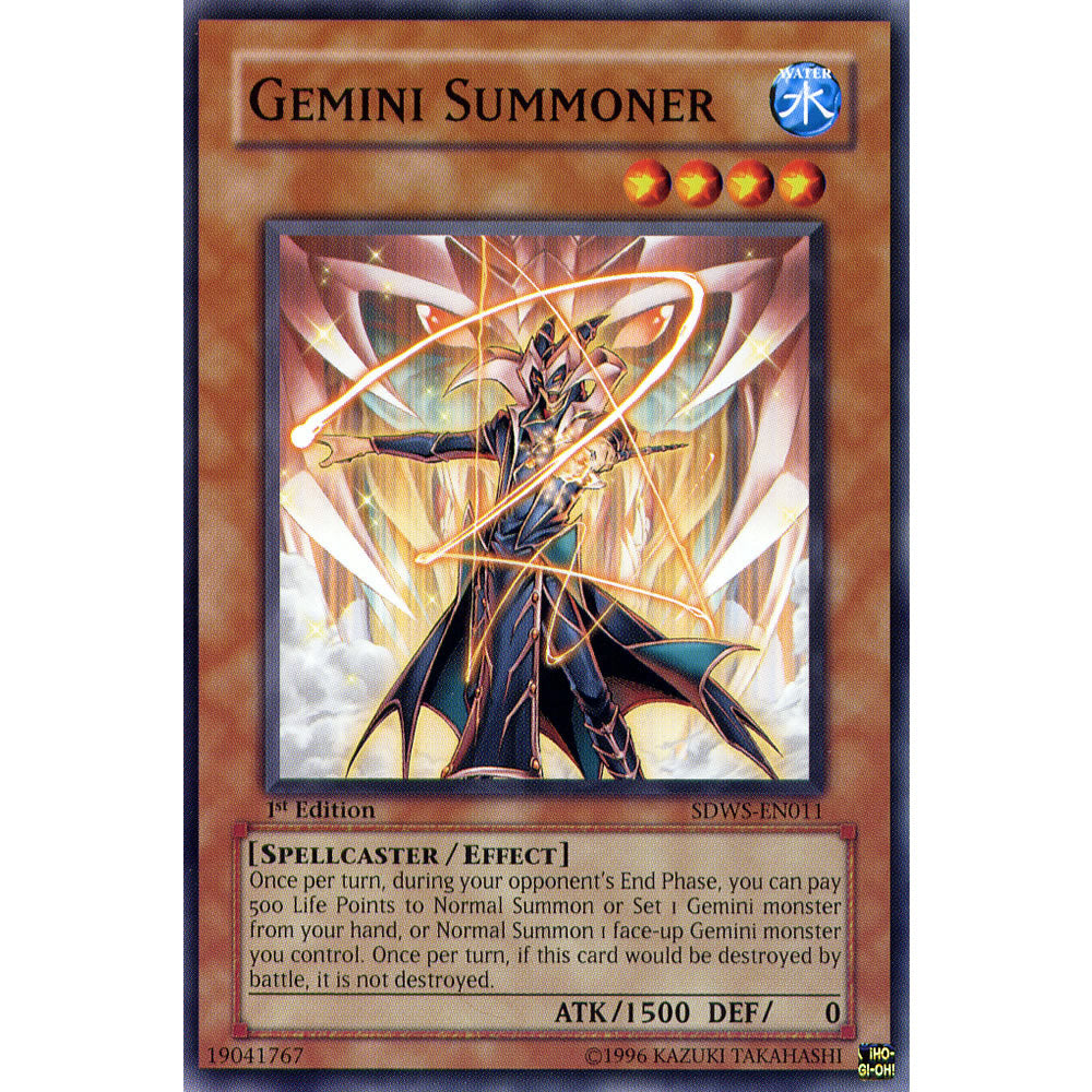 Gemini Summoner SDWS-EN011 Yu-Gi-Oh! Card from the Warriors Strike Set