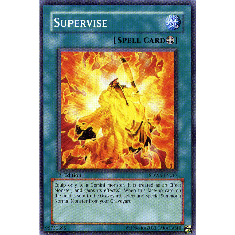 Supervise SDWS-EN017 Yu-Gi-Oh! Card from the Warriors Strike Set