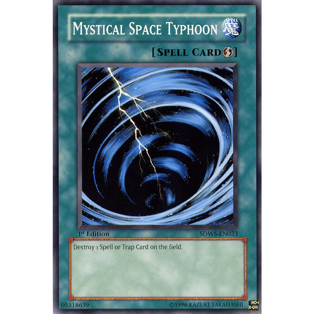 Mystical Space Typhoon SDWS-EN023 Yu-Gi-Oh! Card from the Warriors Strike Set