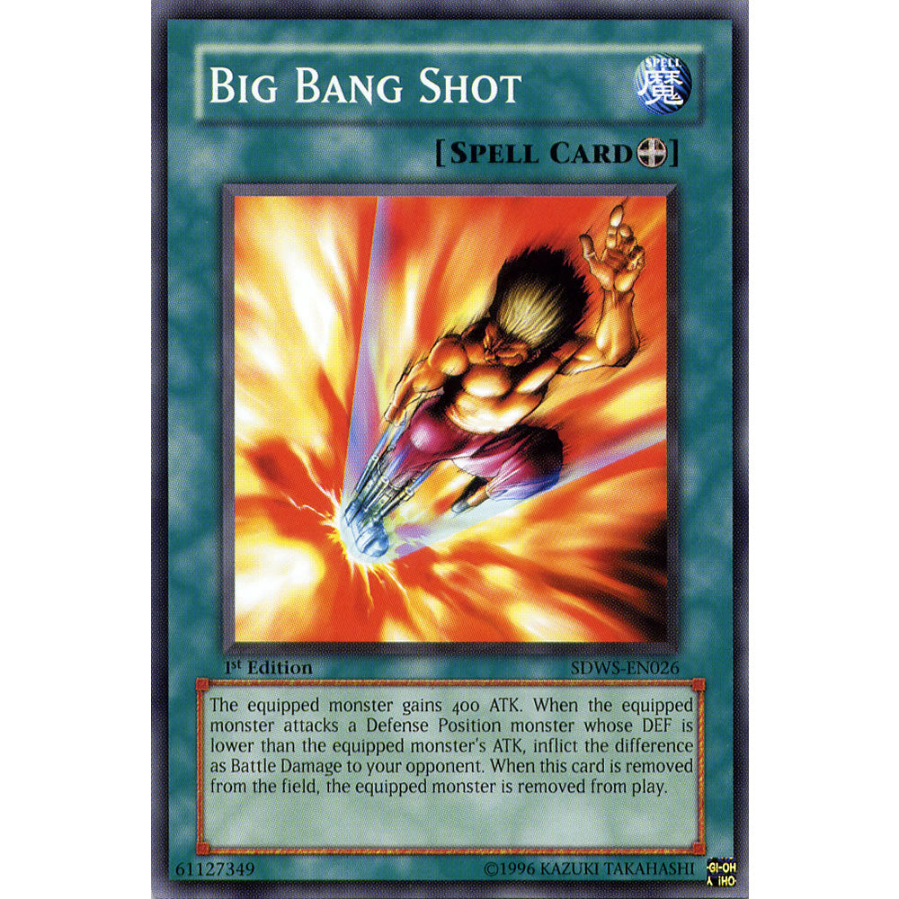Big Bang Shot SDWS-EN026 Yu-Gi-Oh! Card from the Warriors Strike Set