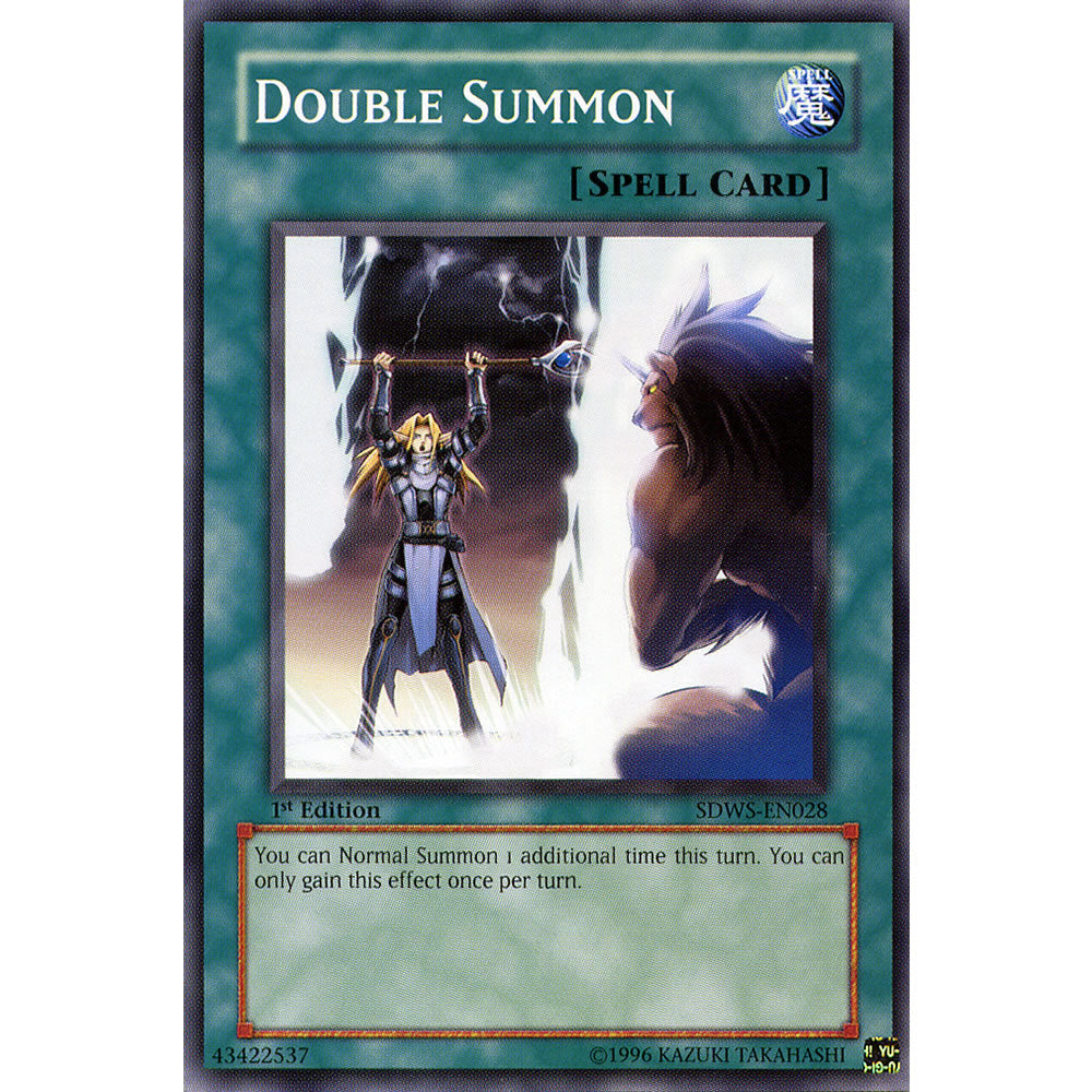Double Summon SDWS-EN028 Yu-Gi-Oh! Card from the Warriors Strike Set