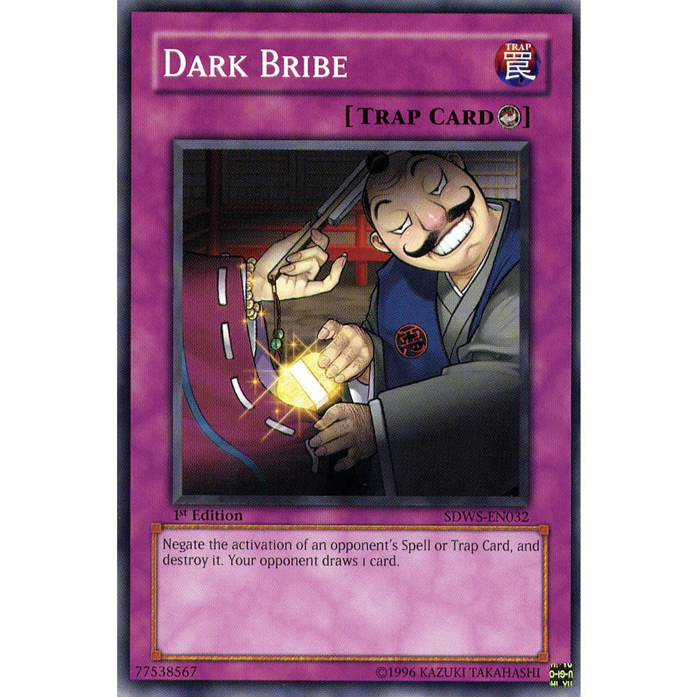 Dark Bribe SDWS-EN032 Yu-Gi-Oh! Card from the Warriors Strike Set