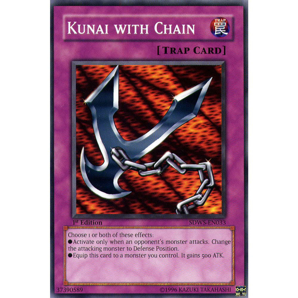 Kunai with Chain SDWS-EN033 Yu-Gi-Oh! Card from the Warriors Strike Set
