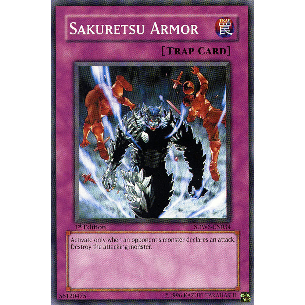 Sakuretsu Armor SDWS-EN034 Yu-Gi-Oh! Card from the Warriors Strike Set