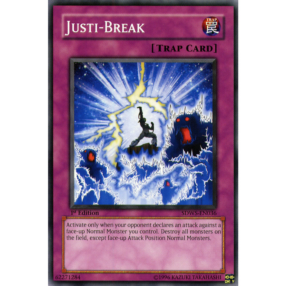 Justi Break SDWS-EN036 Yu-Gi-Oh! Card from the Warriors Strike Set