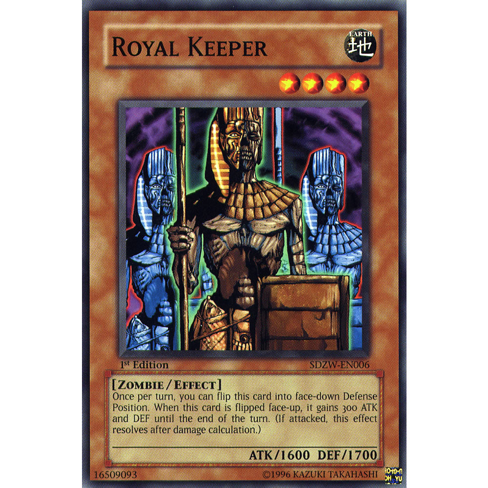 Royal Keeper SDZW-EN006 Yu-Gi-Oh! Card from the Zombie World Set