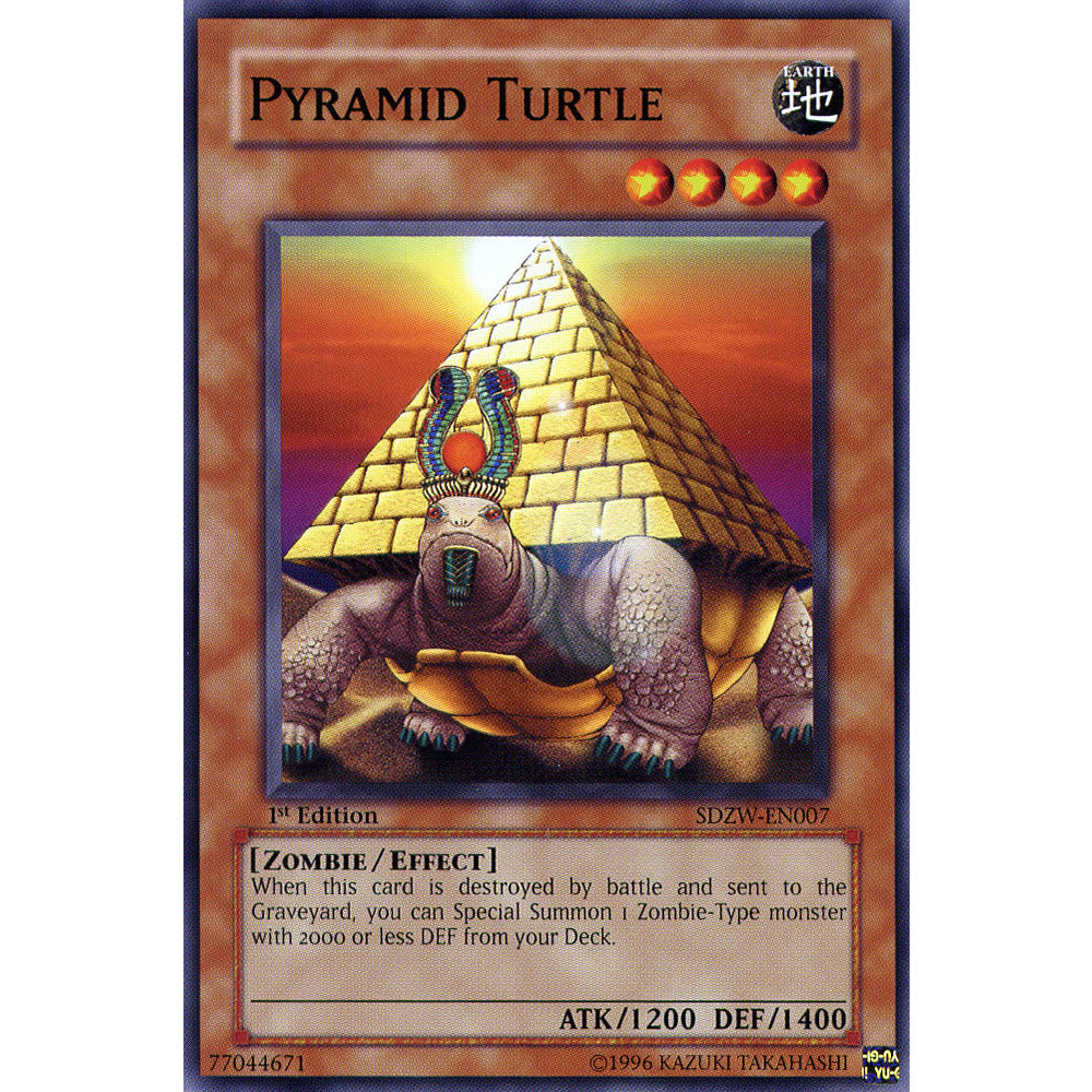 Pyramid Turtle SDZW-EN007 Yu-Gi-Oh! Card from the Zombie World Set
