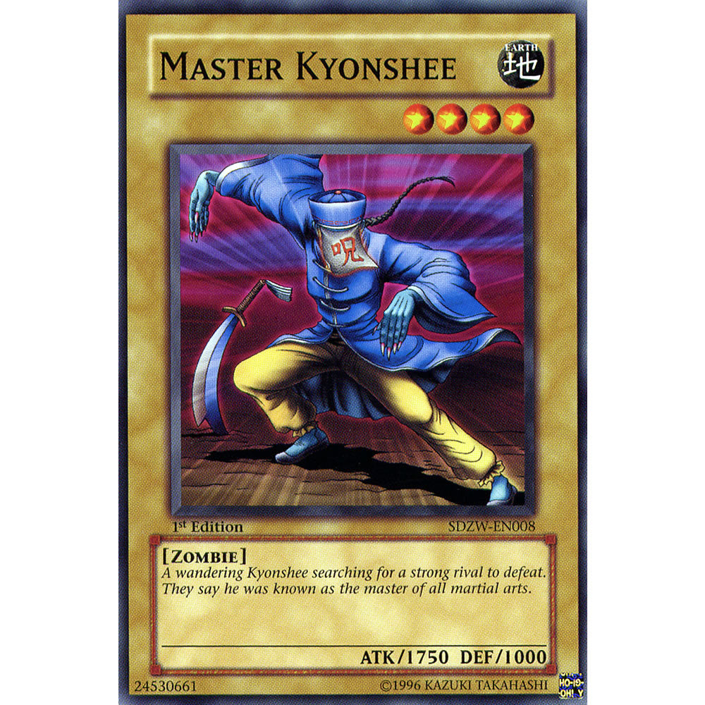 Master Kyonshee SDZW-EN008 Yu-Gi-Oh! Card from the Zombie World Set