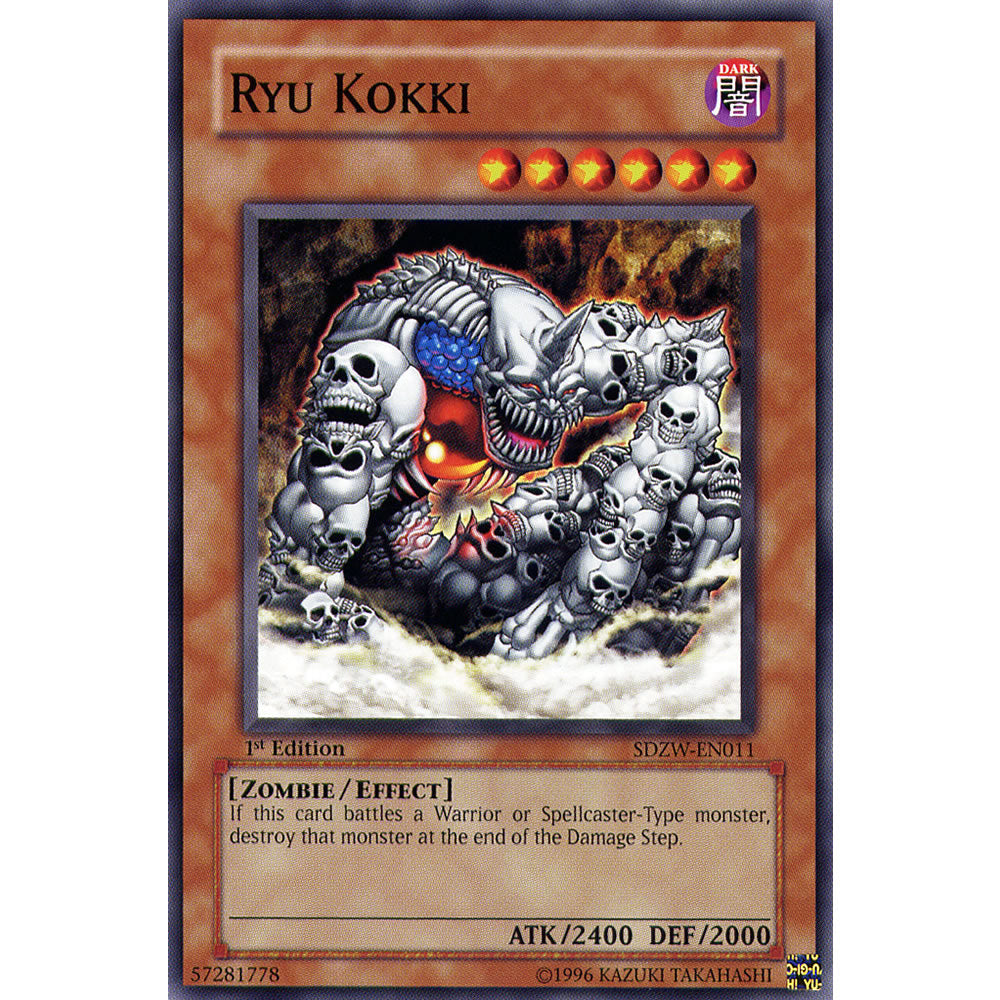 Ryu Kokki SDZW-EN011 Yu-Gi-Oh! Card from the Zombie World Set