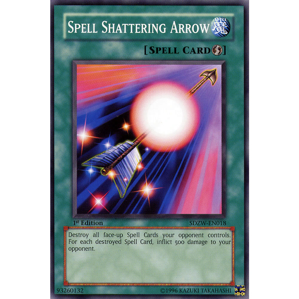 Spell Shattering Arrow SDZW-EN018 Yu-Gi-Oh! Card from the Zombie World Set