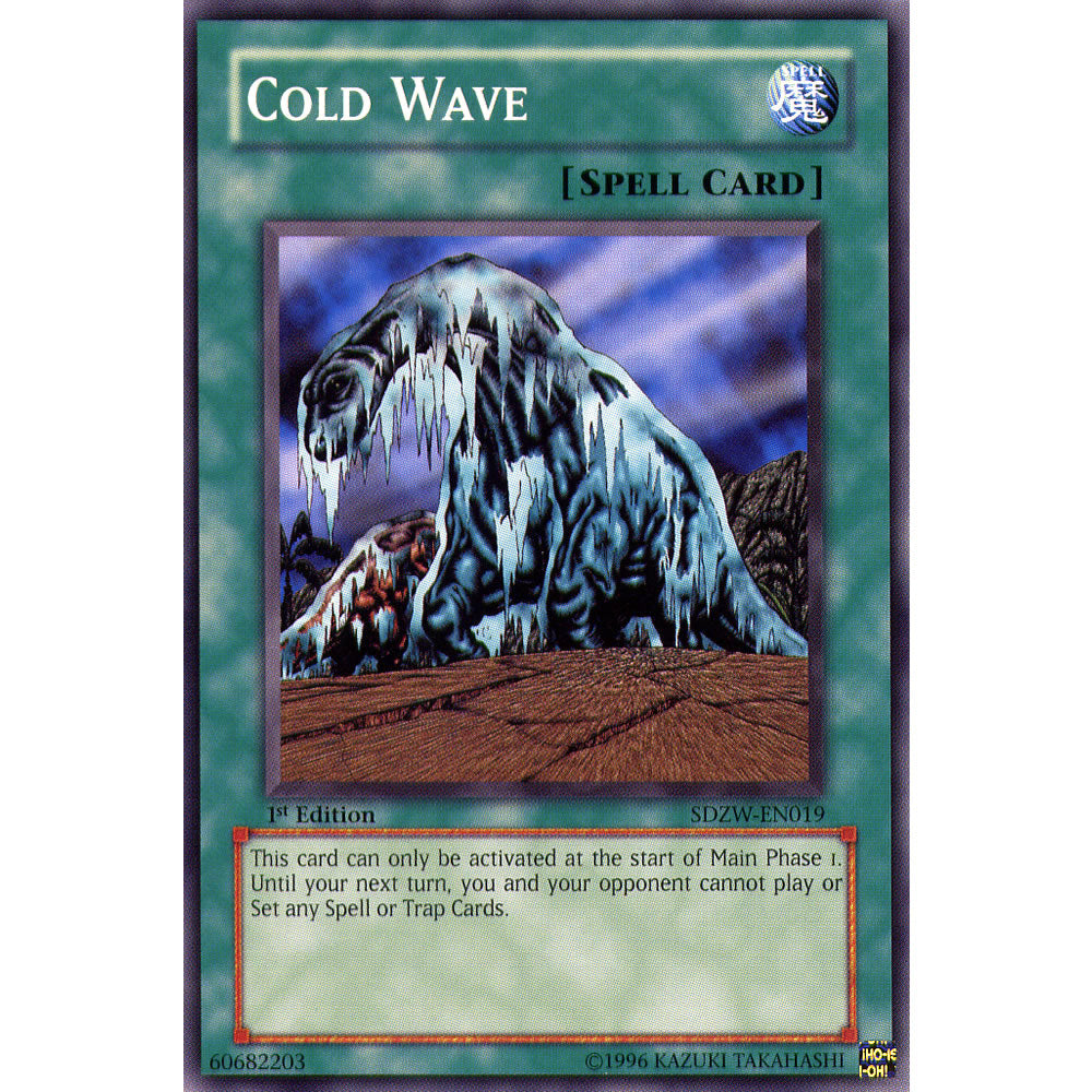 Cold Wave SDZW-EN019 Yu-Gi-Oh! Card from the Zombie World Set