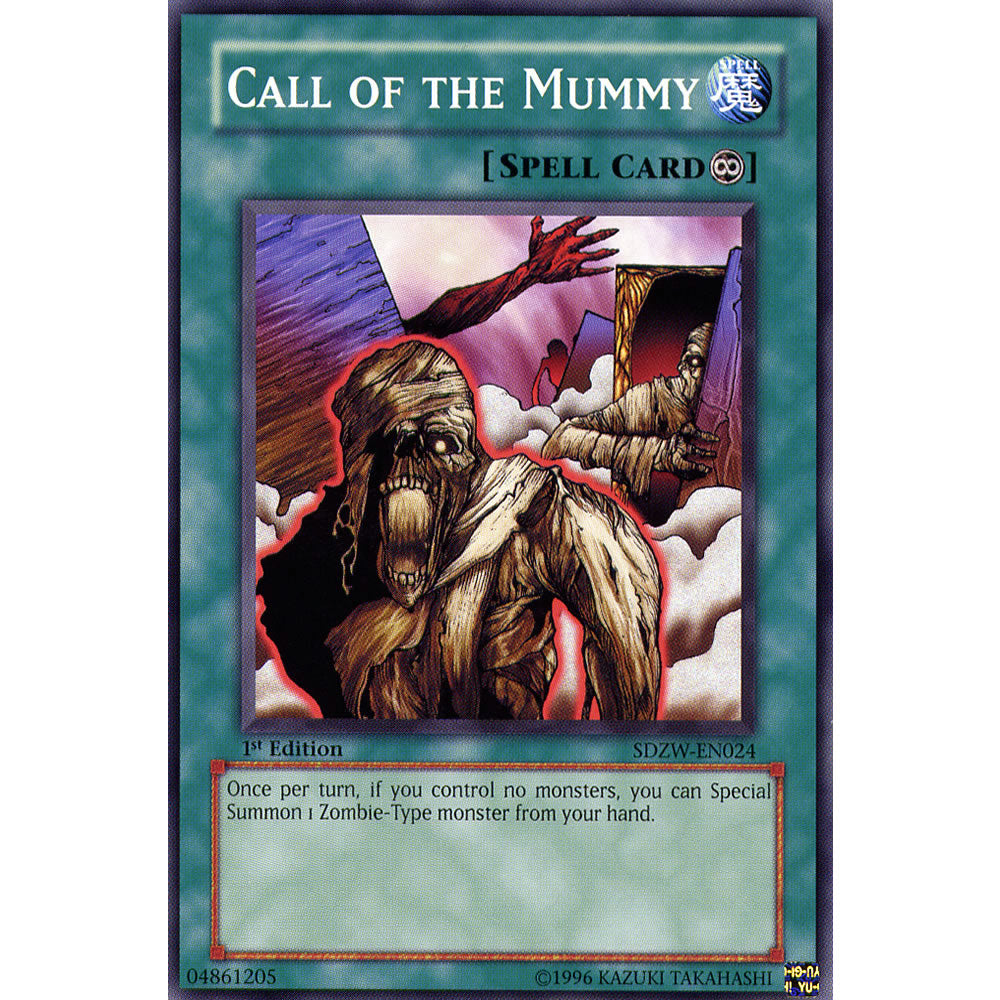 Call of the Mummy SDZW-EN024 Yu-Gi-Oh! Card from the Zombie World Set