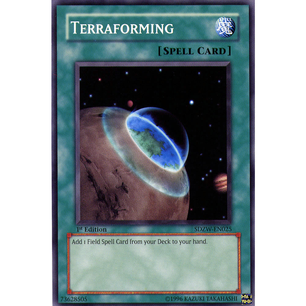 Terraforming SDZW-EN025 Yu-Gi-Oh! Card from the Zombie World Set