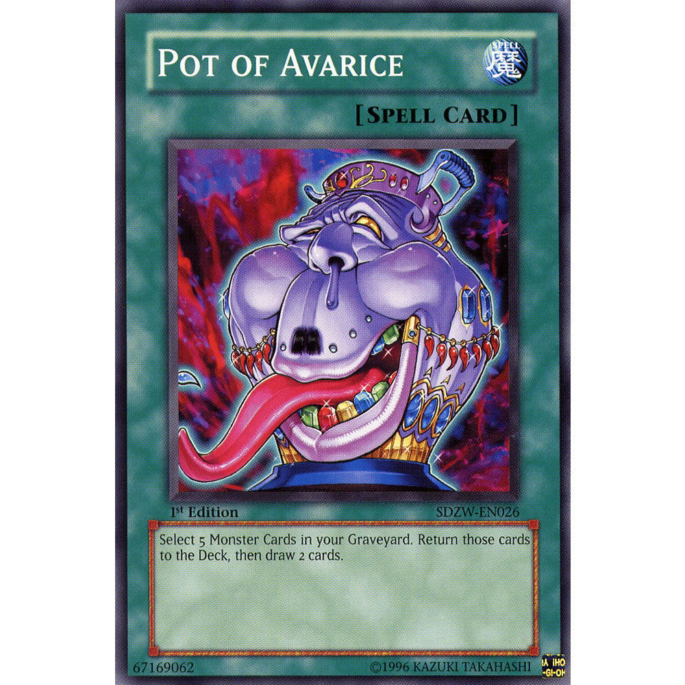 Pot of Avarice SDZW-EN026 Yu-Gi-Oh! Card from the Zombie World Set