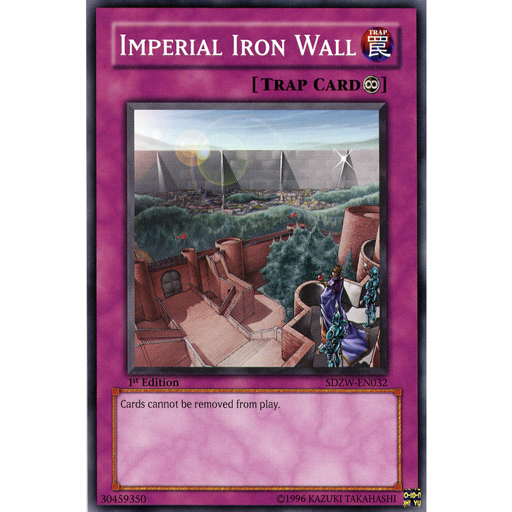 Imperial Iron Wall SDZW-EN032 Yu-Gi-Oh! Card from the Zombie World Set