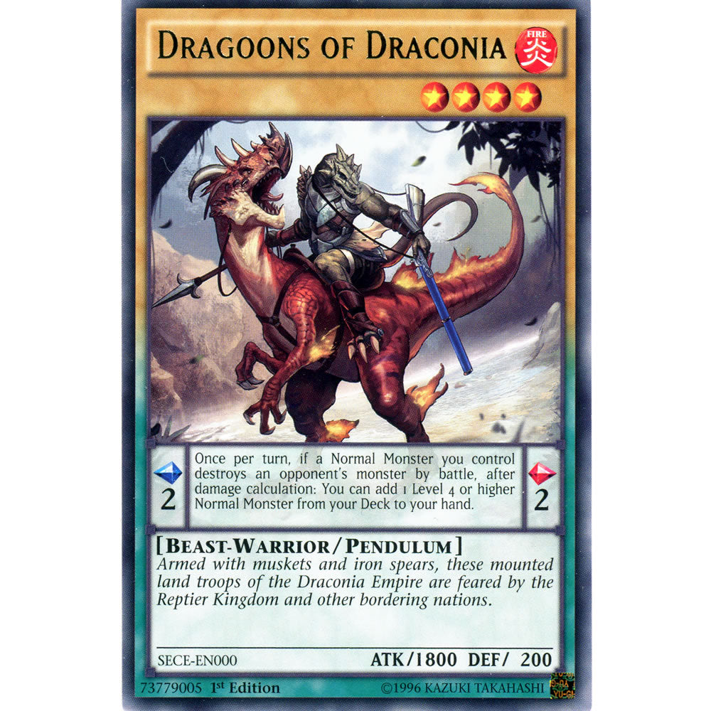 Dragoons of Draconia SECE-EN000 Yu-Gi-Oh! Card from the Secrets of Eternity Set