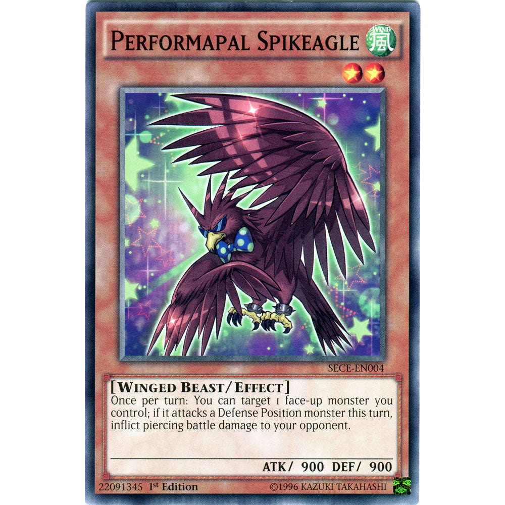 Performapal Spikeagle SECE-EN004 Yu-Gi-Oh! Card from the Secrets of Eternity Set