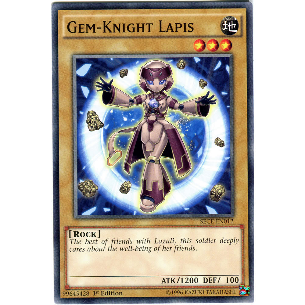 Gem-Knight Lapis SECE-EN012 Yu-Gi-Oh! Card from the Secrets of Eternity Set