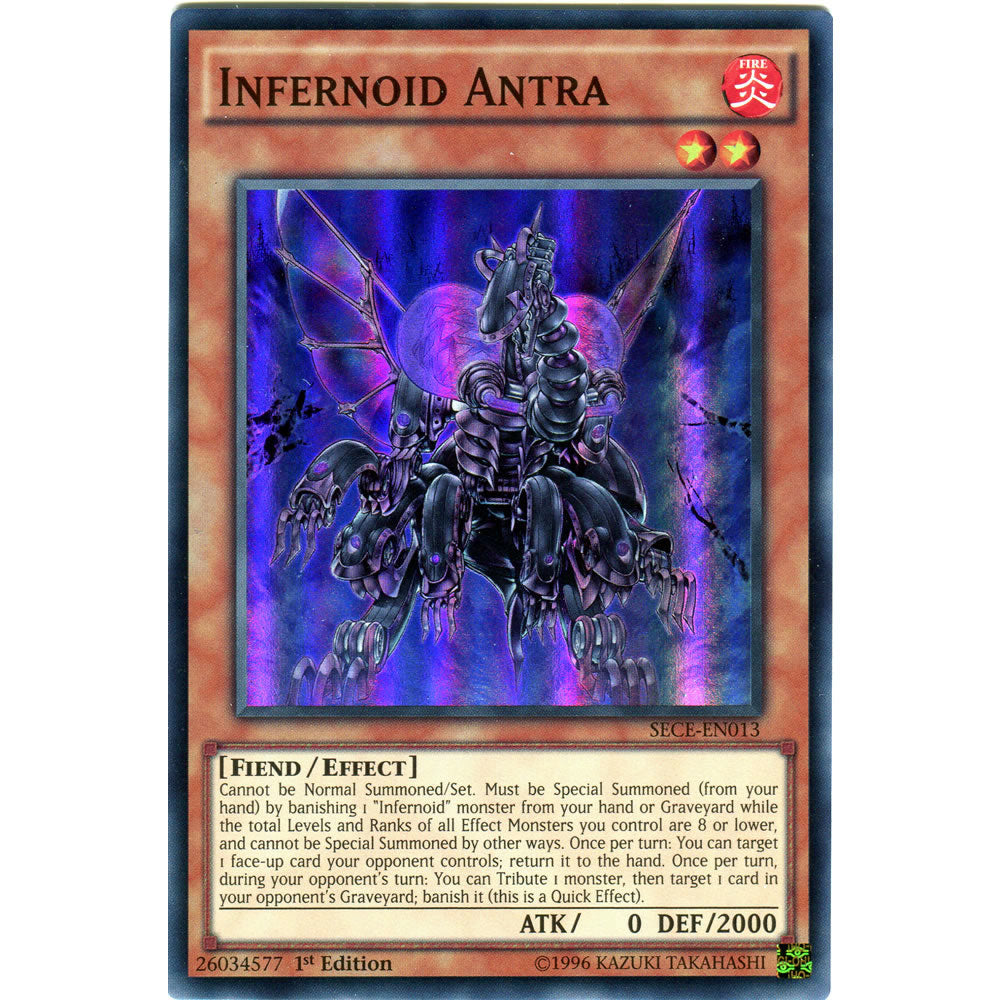 Infernoid Antra SECE-EN013 Yu-Gi-Oh! Card from the Secrets of Eternity Set