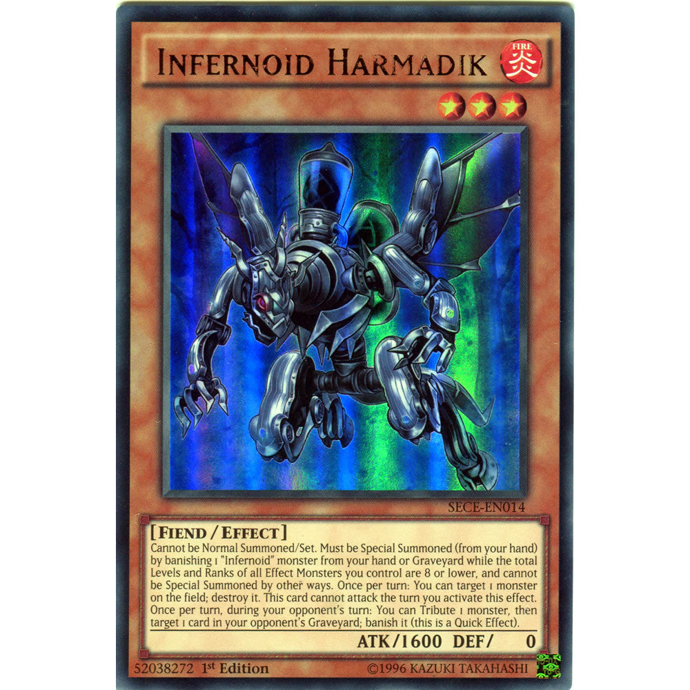 Infernoid Harmadik SECE-EN014 Yu-Gi-Oh! Card from the Secrets of Eternity Set