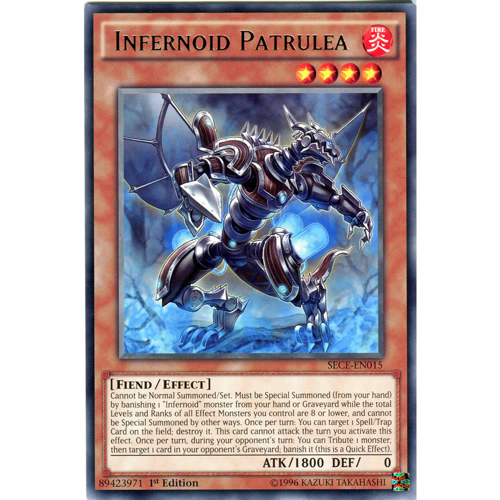 Infernoid Patrulea SECE-EN015 Yu-Gi-Oh! Card from the Secrets of Eternity Set