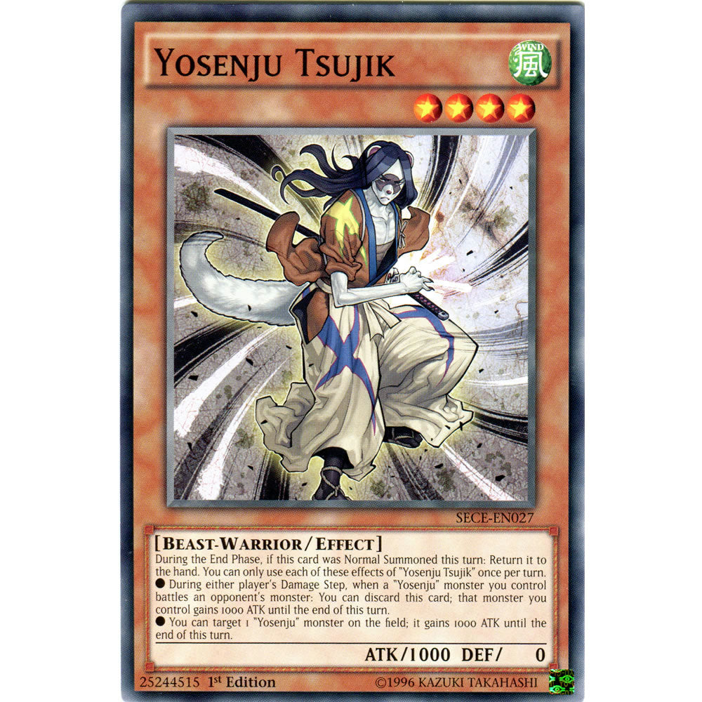 Yosenju Tsujik SECE-EN027 Yu-Gi-Oh! Card from the Secrets of Eternity Set