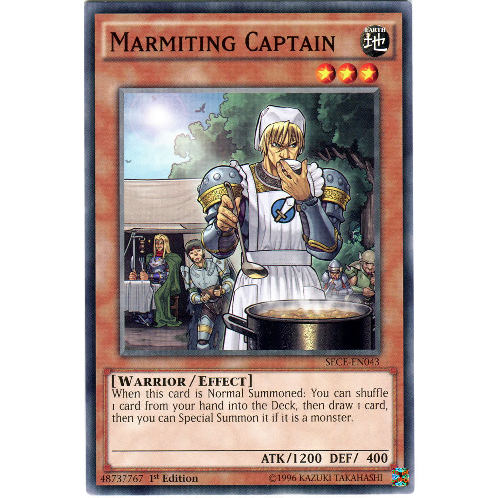 Marmiting Captain SECE-EN043 Yu-Gi-Oh! Card from the Secrets of Eternity Set