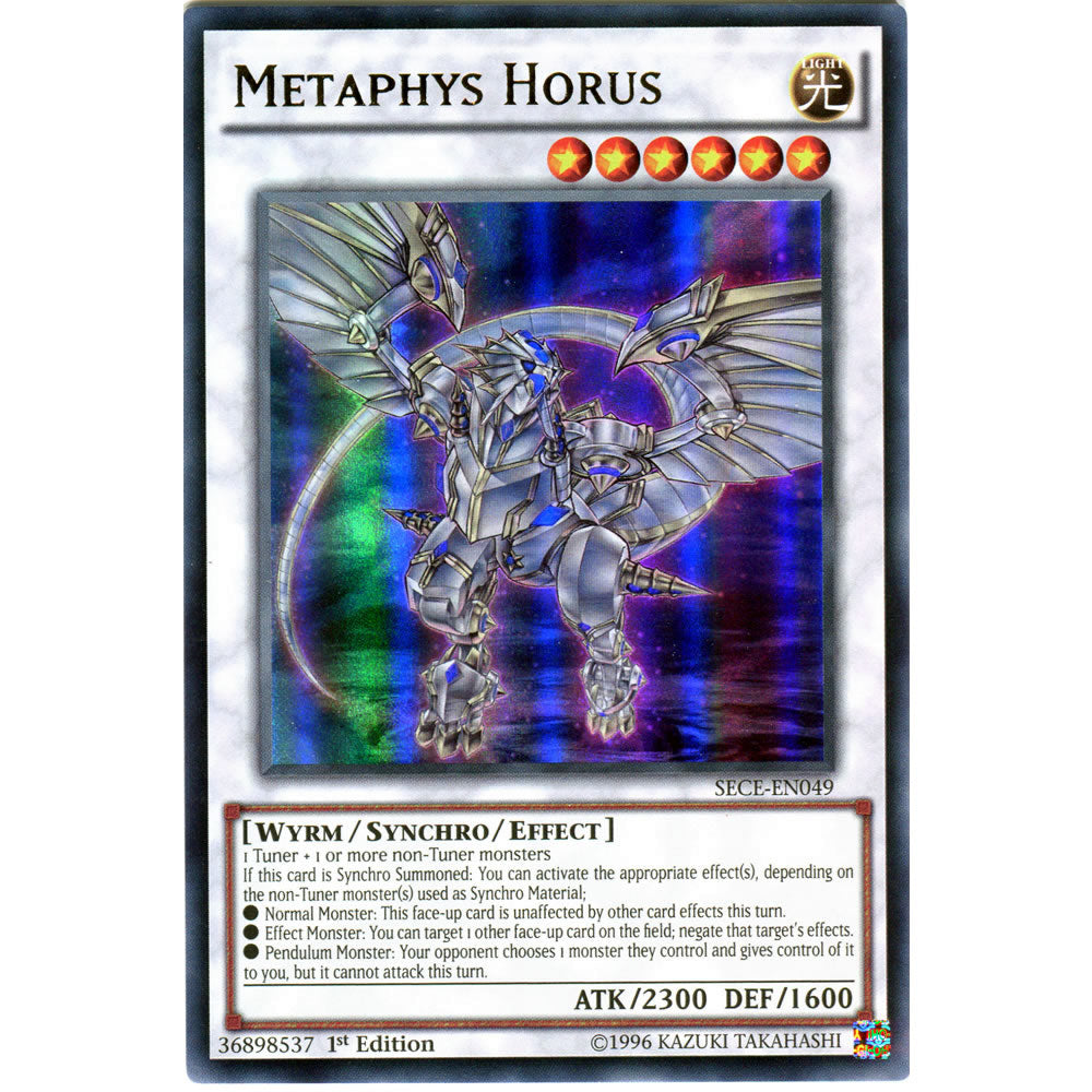 Metaphys Horus SECE-EN049 Yu-Gi-Oh! Card from the Secrets of Eternity Set