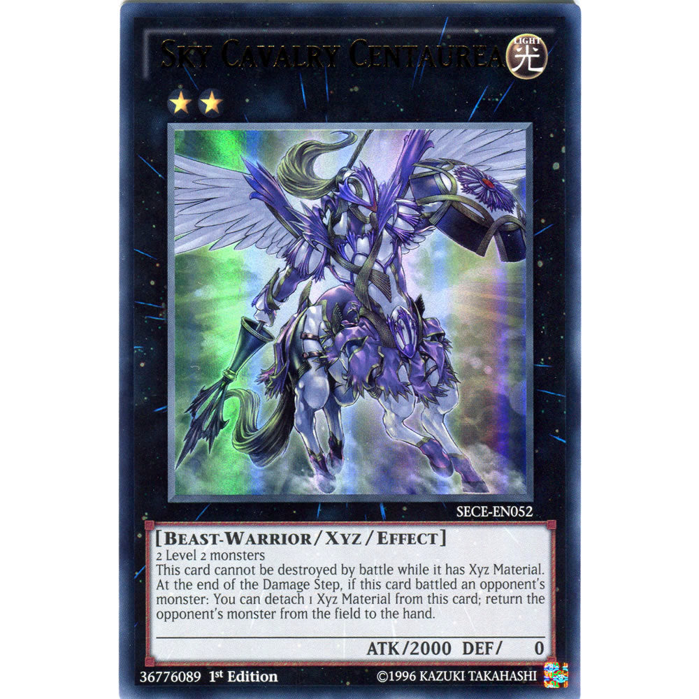 Sky Cavalry Centaurea SECE-EN052 Yu-Gi-Oh! Card from the Secrets of Eternity Set