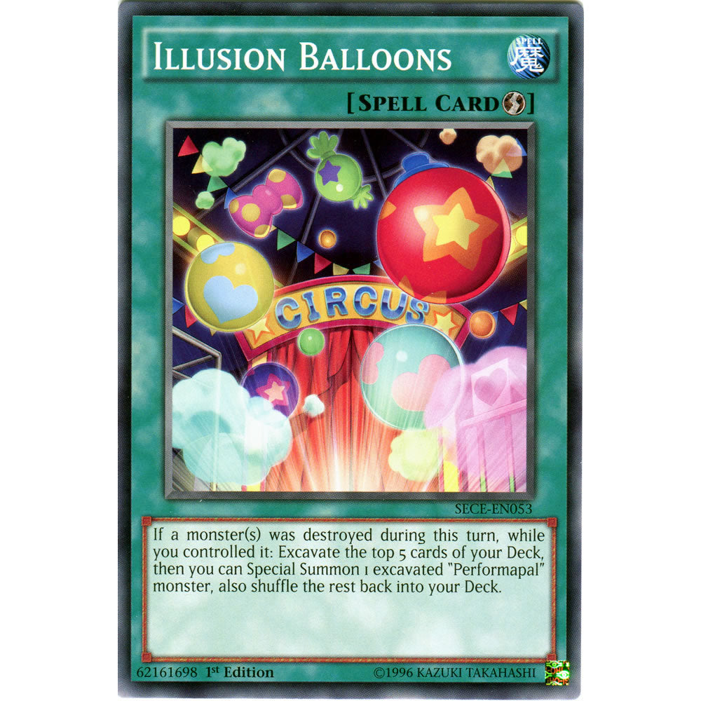 Illusion Balloons SECE-EN053 Yu-Gi-Oh! Card from the Secrets of Eternity Set