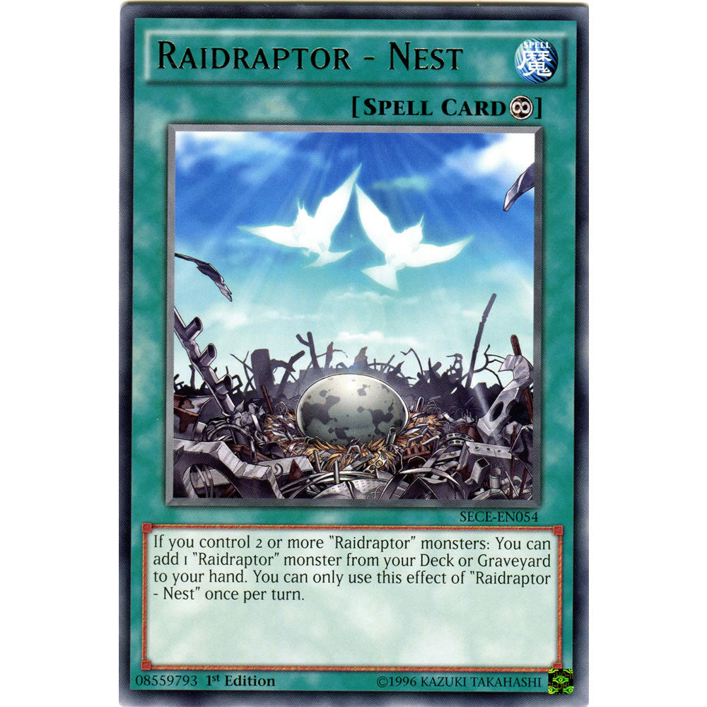 Raidraptor - Nest SECE-EN054 Yu-Gi-Oh! Card from the Secrets of Eternity Set