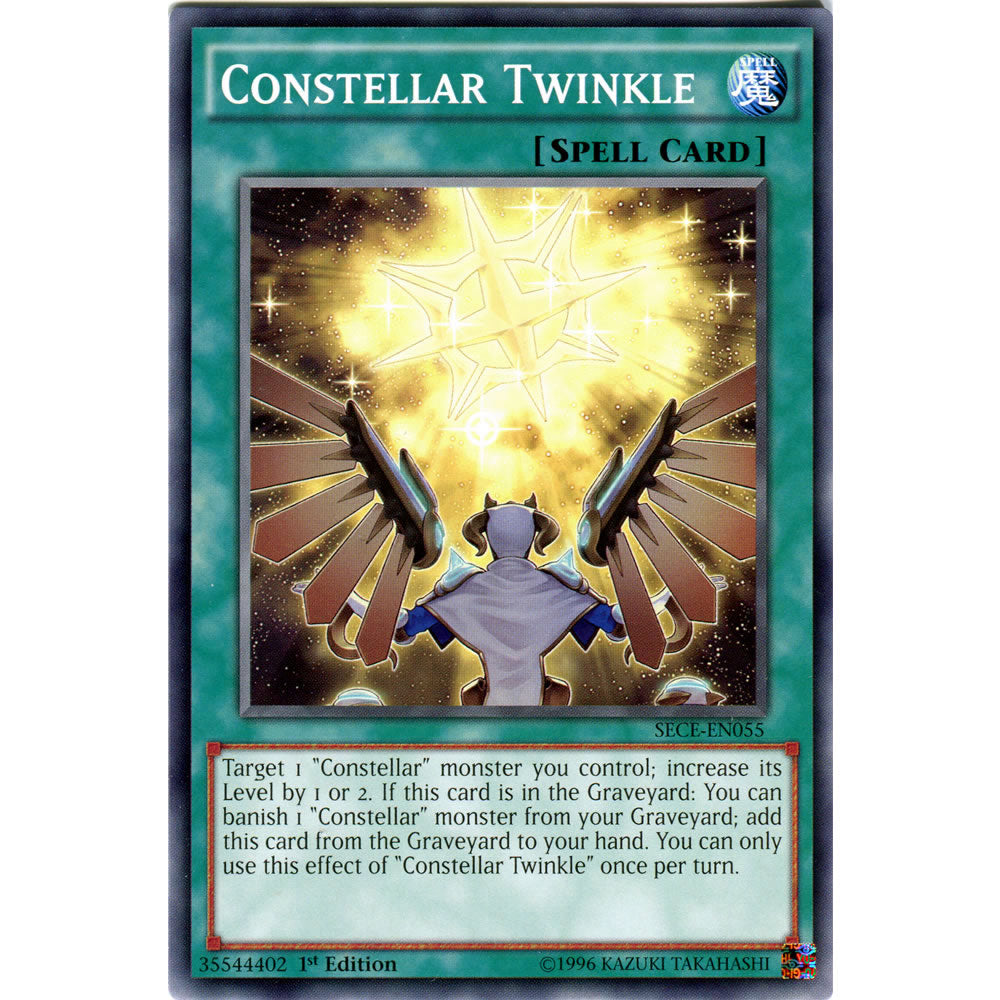 Constellar Twinkle SECE-EN055 Yu-Gi-Oh! Card from the Secrets of Eternity Set