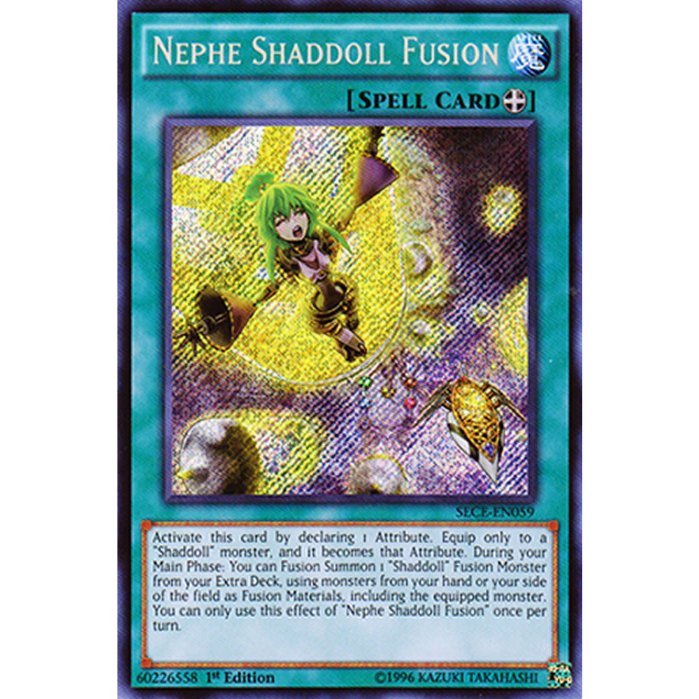 Nephe Shaddoll Fusion SECE-EN059 Yu-Gi-Oh! Card from the Secrets of Eternity Set