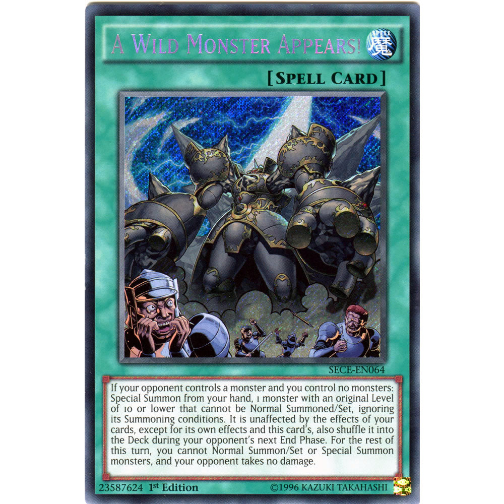 A Wild Monster Appears! SECE-EN064 Yu-Gi-Oh! Card from the Secrets of Eternity Set