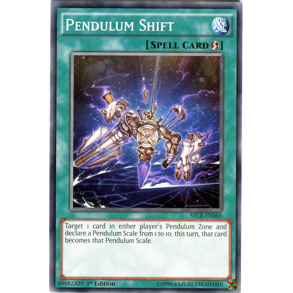 Pendulum Shift SECE-EN065 Yu-Gi-Oh! Card from the Secrets of Eternity Set