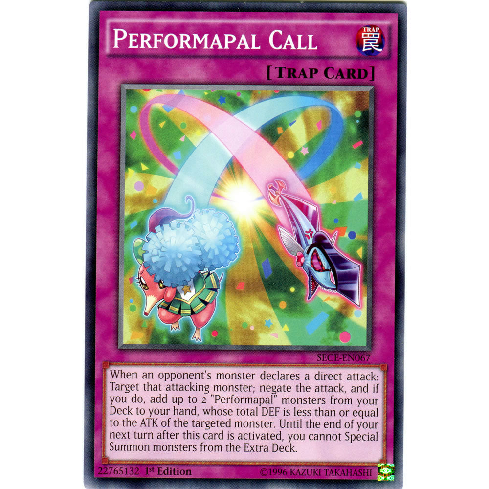 Performapal Call SECE-EN067 Yu-Gi-Oh! Card from the Secrets of Eternity Set