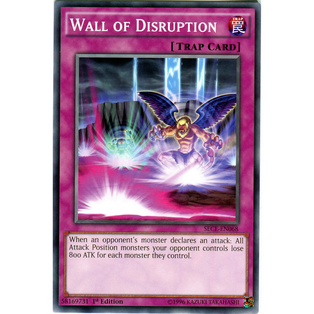 Wall of Disruption SECE-EN068 Yu-Gi-Oh! Card from the Secrets of Eternity Set