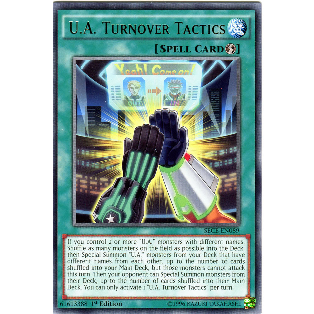 U.A. Turnover Tactics SECE-EN089 Yu-Gi-Oh! Card from the Secrets of Eternity Set