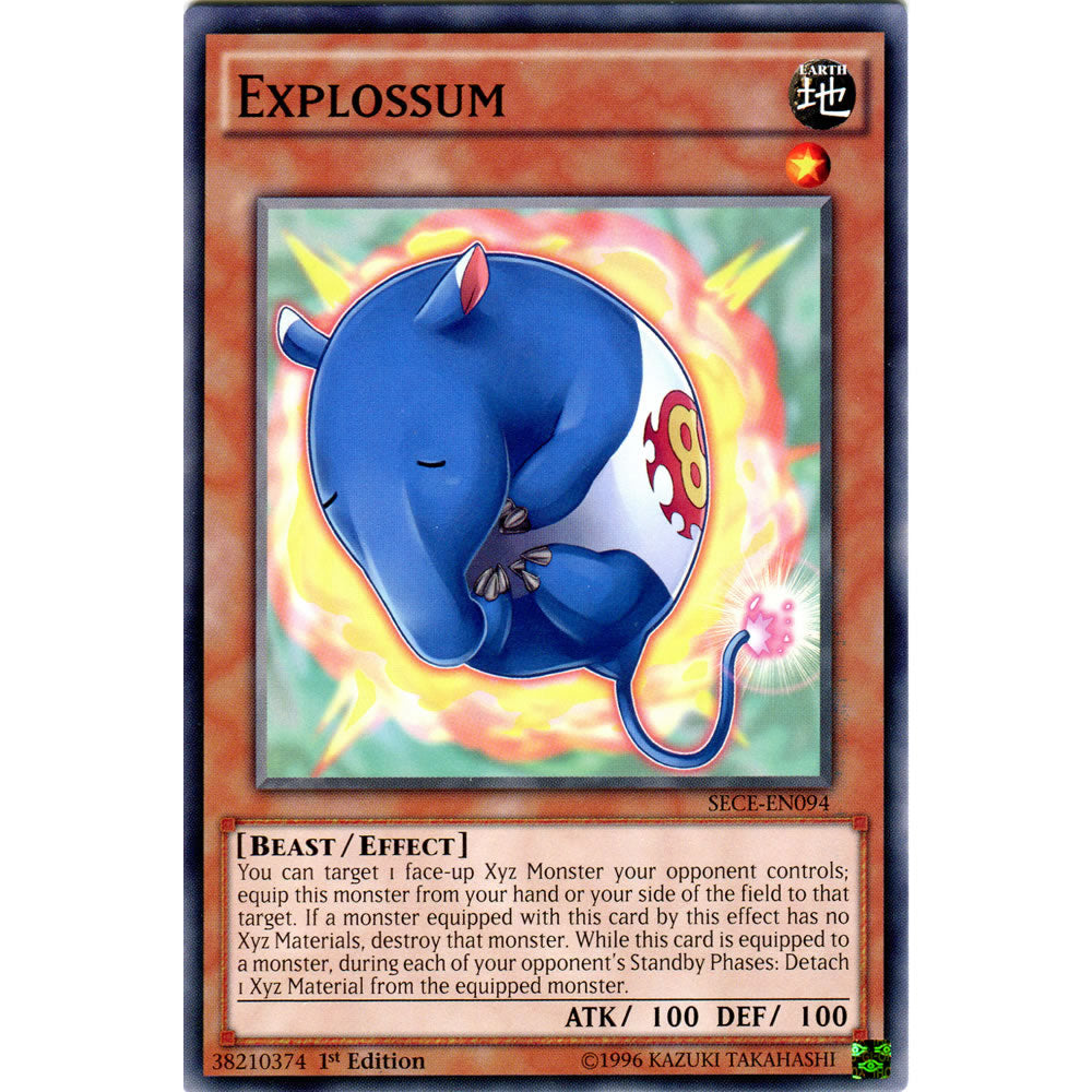 Explossum SECE-EN094 Yu-Gi-Oh! Card from the Secrets of Eternity Set