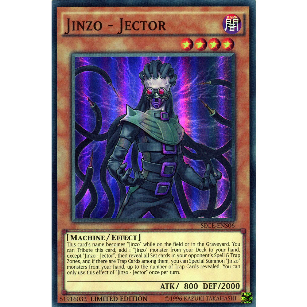 Jinzo - Jector SECE-ENS06 Yu-Gi-Oh! Card from the Secrets of Eternity Set
