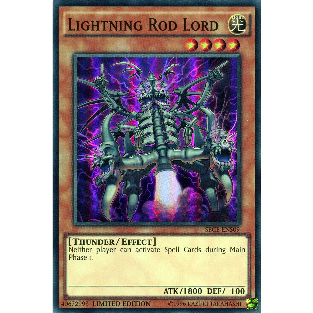 Lightning Rod Lord SECE-ENS09 Yu-Gi-Oh! Card
