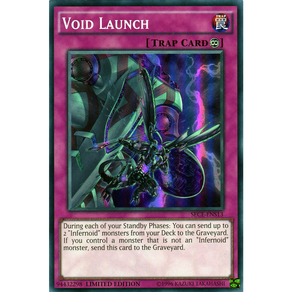 Void Launch SECE-ENS13 Yu-Gi-Oh! Card from the Secrets of Eternity Set